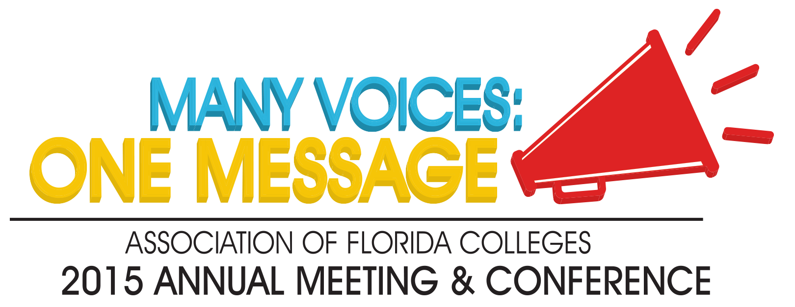 Many Voices: One Message Annual Conference Logo