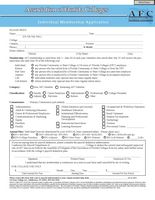 AFC Paper Application AFC Paper Application