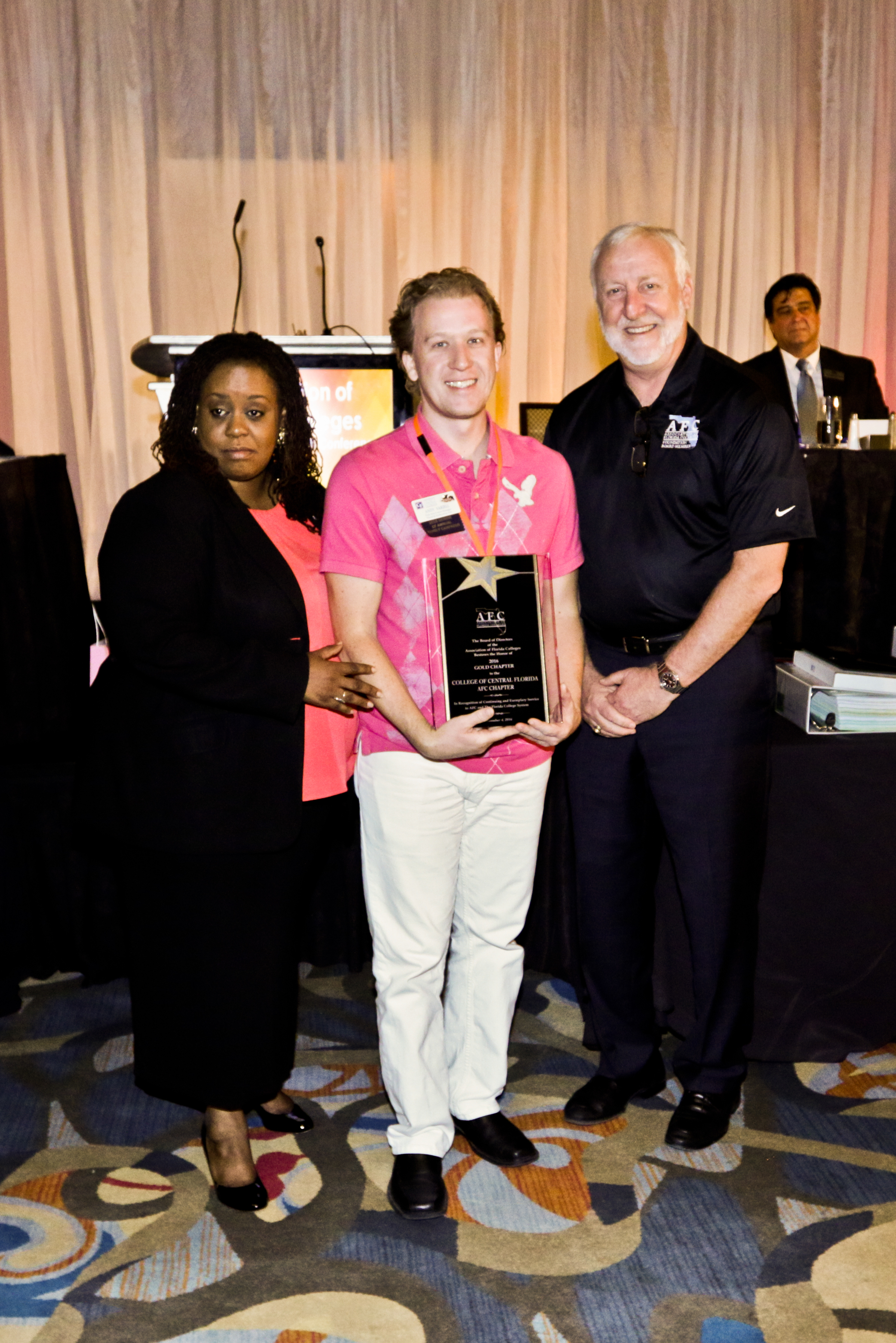 college of central florida gold chapter award