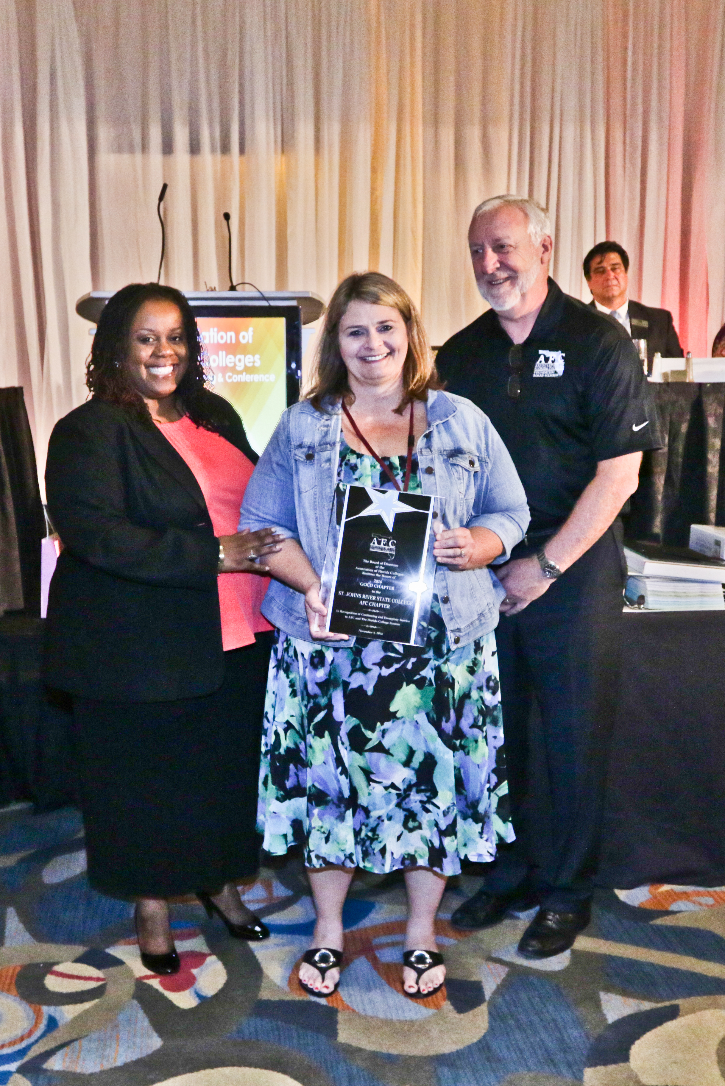st johns river state college gold chapter award
